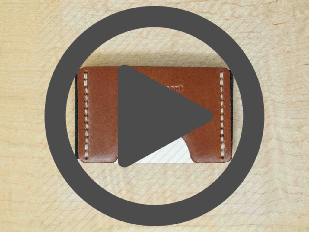 FLEX Wallet &lt;br&gt; Relaxed Collection&lt;br&gt;British Brown with Natural Stitching