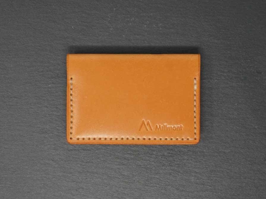 CARD FOLD Wallet <br> Relaxed Collection<br>London Tan