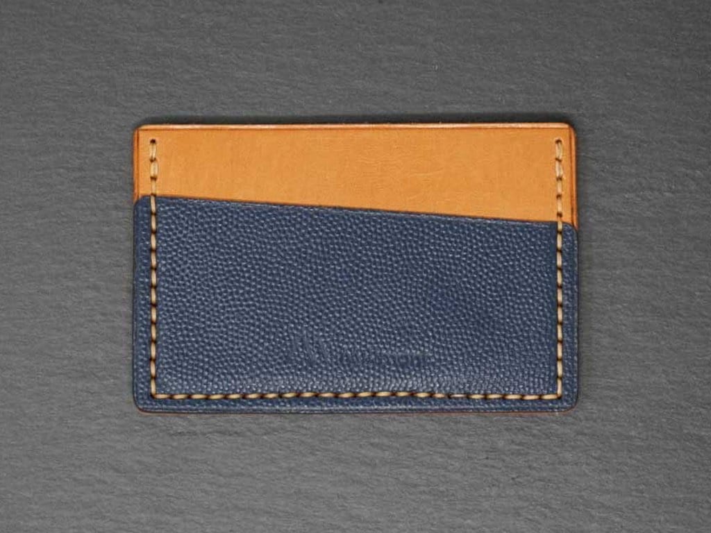 SLOT Wallet &lt;br&gt; Relaxed Collection &lt;br&gt;Blue Bead and London Tan