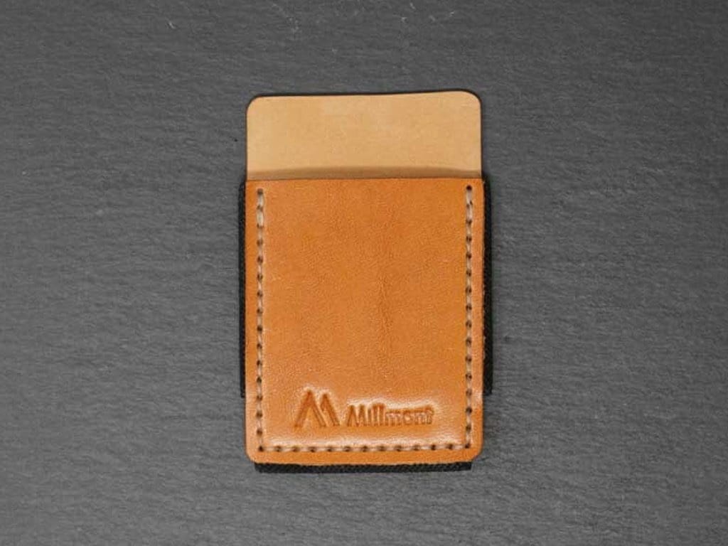 PHONE Wallet &lt;br&gt; Relaxed Collection &lt;br&gt;London Tan with Natural Stitching