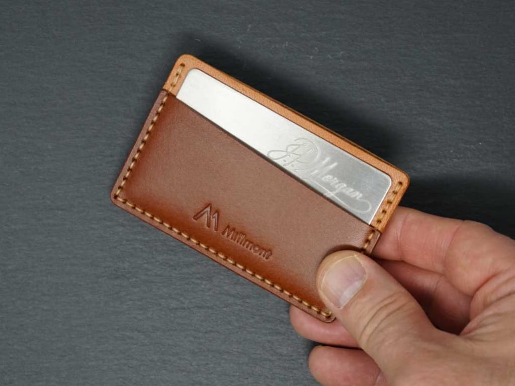 SLOT Wallet &lt;br&gt; Relaxed Collection&lt;br&gt;Chestnut and London Tan