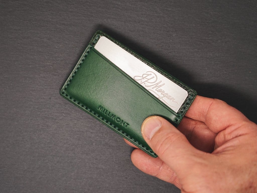 SLOT Wallet &lt;br&gt; Relaxed Collection&lt;br&gt;Green and Green Pebble