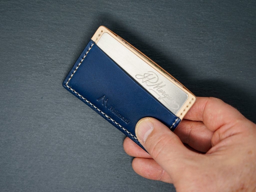 SLOT Wallet &lt;br&gt; Relaxed Collection &lt;br&gt;Blue and Natural