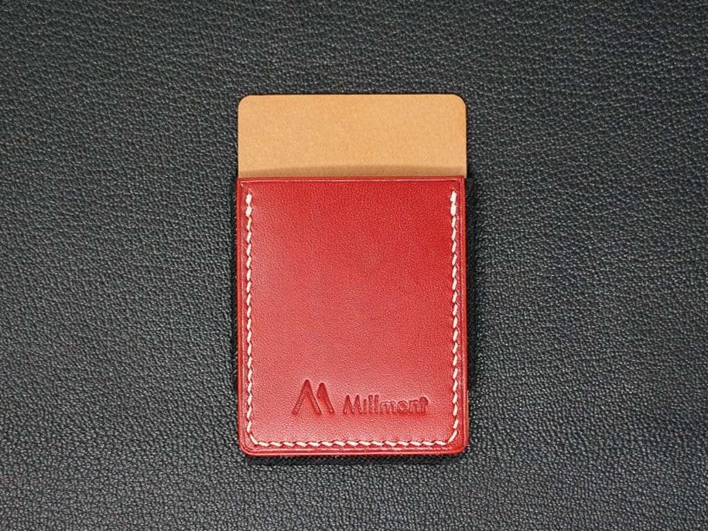 PHONE Wallet <br> Relaxed Collection <br> Red with White stitching