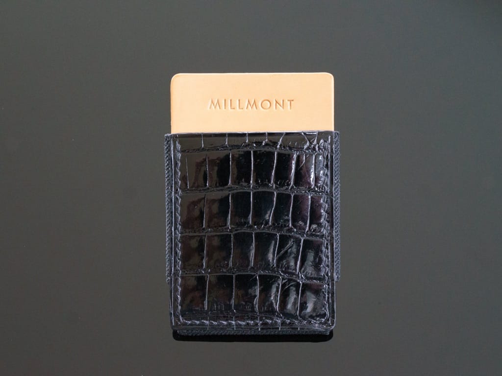 PHONE Wallet &lt;br&gt; Exotic Collection &lt;br&gt; Alligator &lt;br&gt;Black &lt;br&gt;Mk 2.1