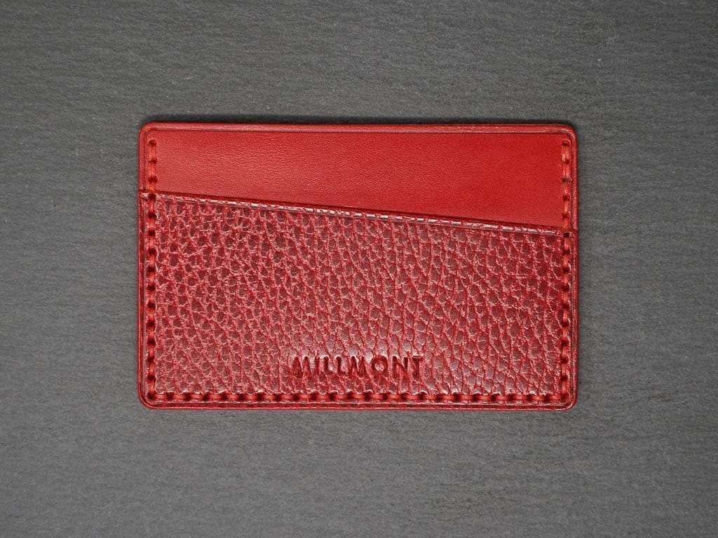 SLOT Wallet <br> Relaxed Collection <br>Red Pebble and Red