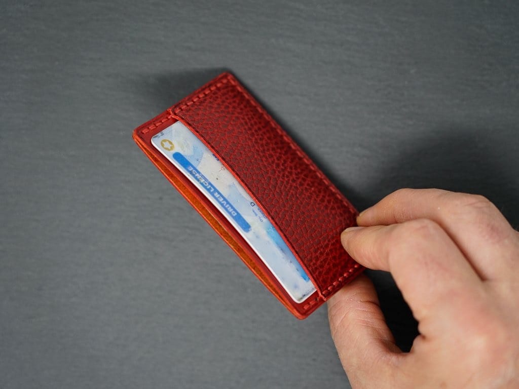 SLOT Wallet &lt;br&gt; Relaxed Collection &lt;br&gt;Red Pebble and Red