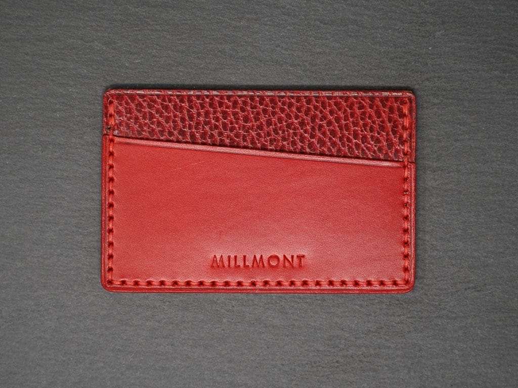 SLOT Wallet <br> Relaxed Collection <br>Red and Red Pebble