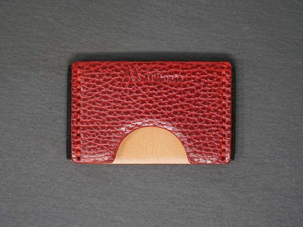 FLEX Wallet <br> Relaxed Collection<br>Red Pebble with Red stitching