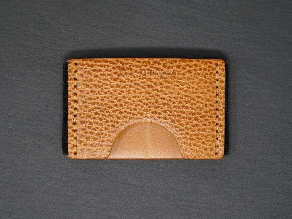 FLEX Wallet &lt;br&gt; Relaxed Collection&lt;br&gt;Natural Pebble with Natural stitching