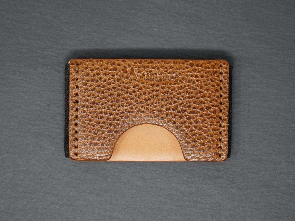 FLEX Wallet &lt;br&gt; Relaxed Collection &lt;br&gt;Whiskey Pebble with Whiskey stitching