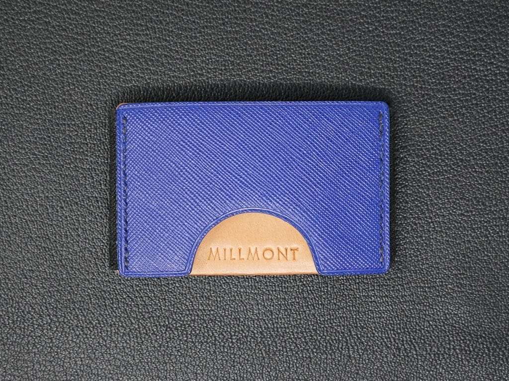 FLEX Wallet &lt;br&gt; Signature Collection &lt;br&gt; French Saffiano &lt;br&gt;Electric Blue
