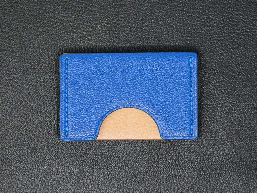 FLEX Wallet <br> Signature Collection <br> Chevre Crispe <br>Royal Blue
