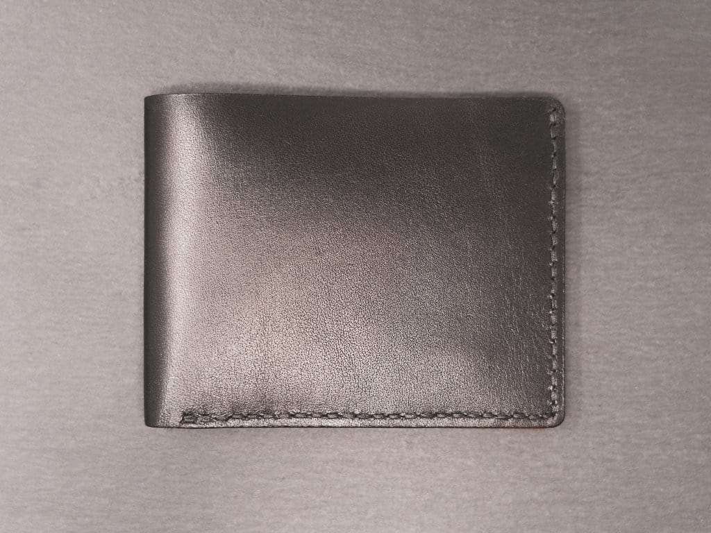 BILL FOLD 4 Wallet &lt;br&gt; Relaxed Collection&lt;br&gt;Black with Chestnut