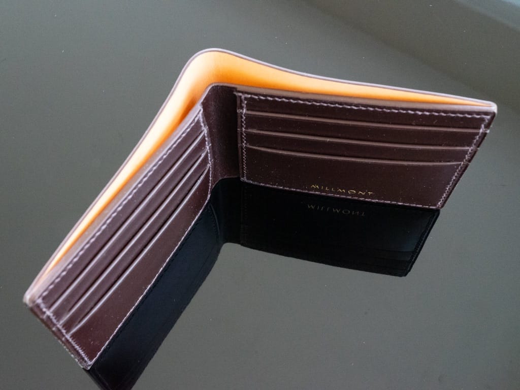BILL FOLD 6 Wallet &lt;br&gt;Signature Collection &lt;br&gt; Vachetta Luxe &lt;br&gt;Chocolate with Chocolate