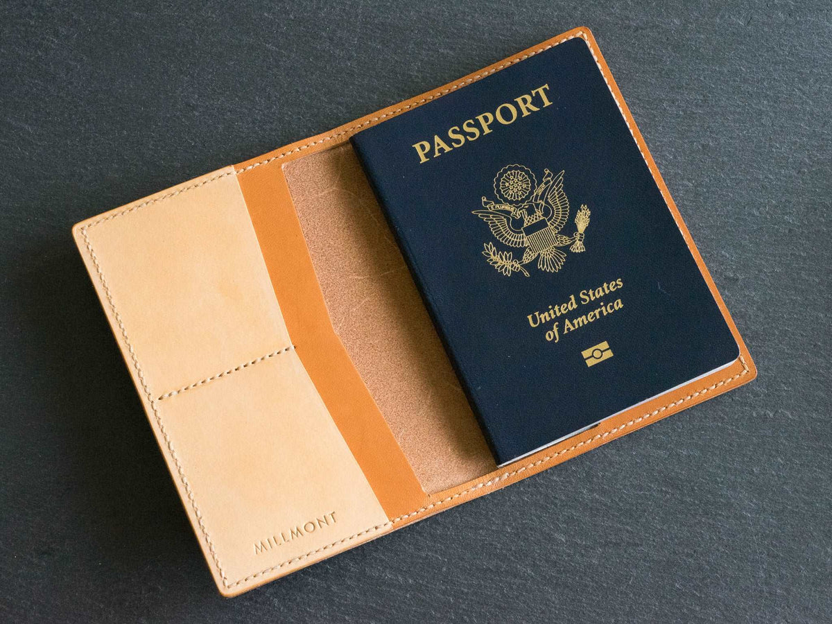 PASSPORT Cover &lt;br&gt; Relaxed Collection&lt;br&gt;London Tan